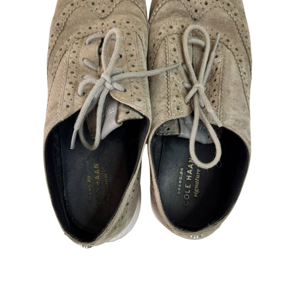 Cole Haan Men’s Grand Tour Suede Oxford Sneaker SZ 7.5M Ironstone Grey W05596 - Picture 5 of 7